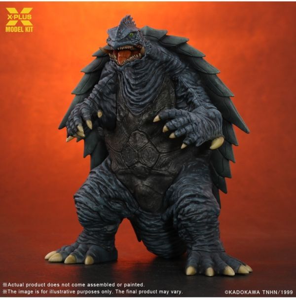 【預購】正版授權 X-Plus 11.5cm Gamera 1999 加美拉 塑料模型套件 白膜