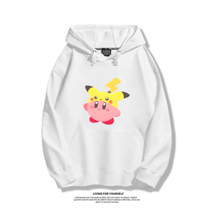 星之卡比新款 親子情侶男女款連帽衛衣