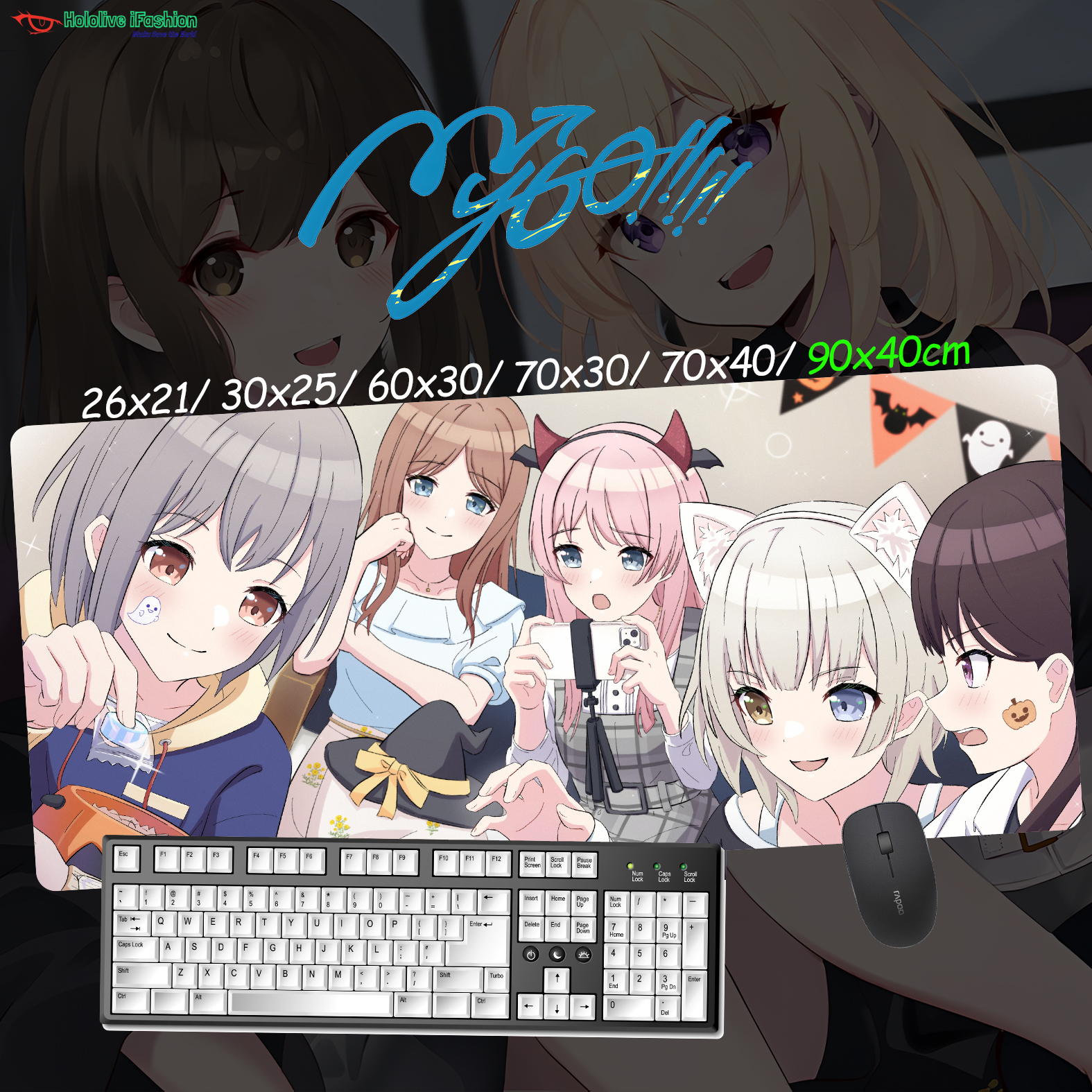 BanG Dream! It's MyGO!!!!! 超大鎖邊主題桌墊 布質滑鼠墊