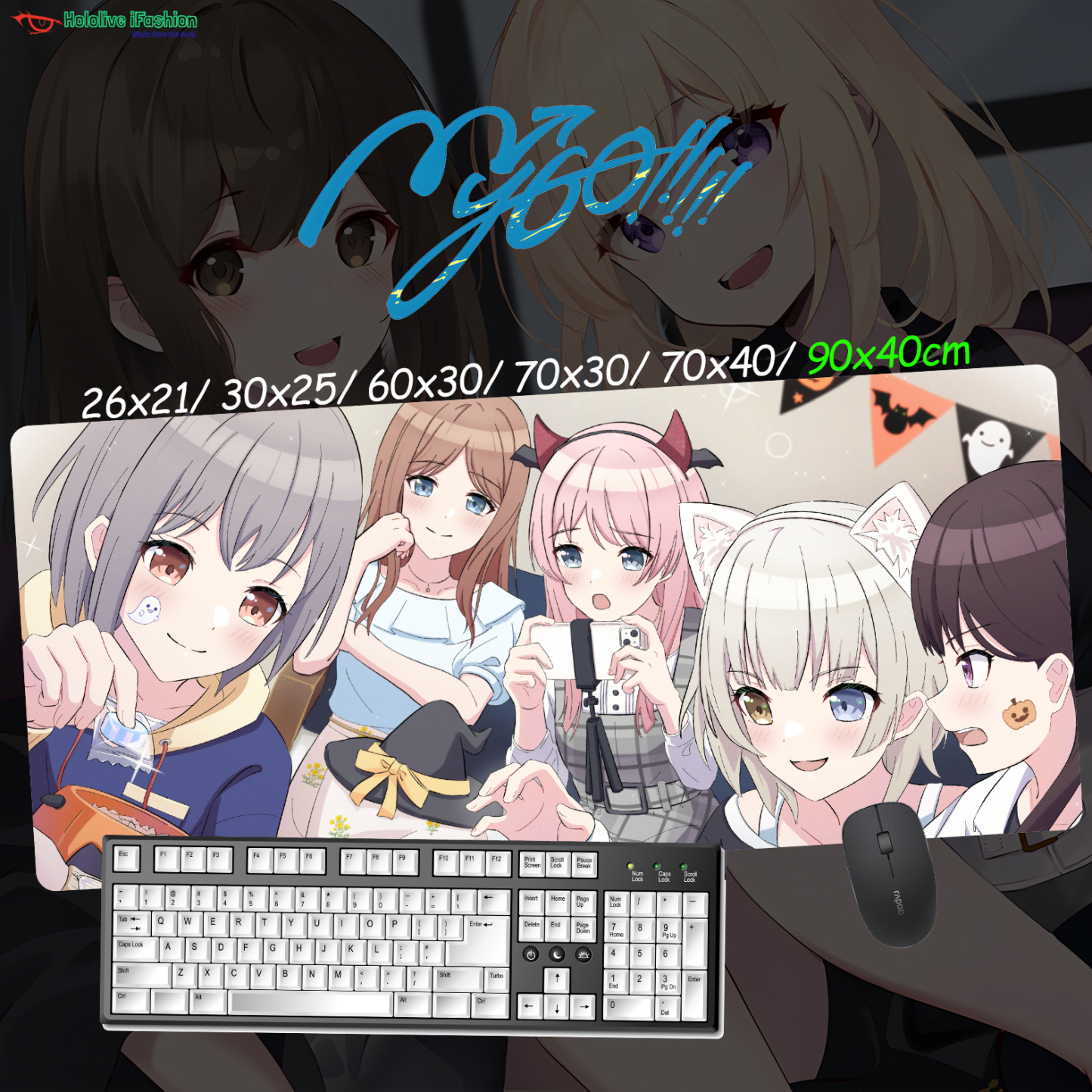 BanG Dream! It's MyGO!!!!! 超大鎖邊主題桌墊 布質滑鼠墊