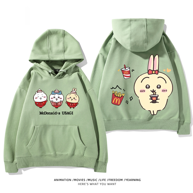 Chiikawa新款 親子情侶男女款連帽衛衣-ZUIHANG SHOP