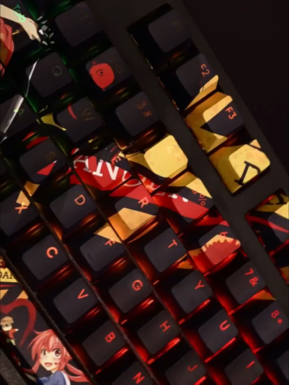 我妻由乃透光RGB108鍵標準配列衛星軸鍵帽