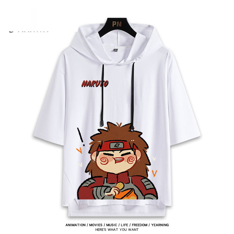 火影忍者 連帽短袖T恤