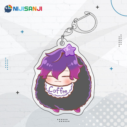 Luxiem彩虹社全員同人週邊 NIJISANJI EN 雙面夾層鑰匙扣掛件吧唧