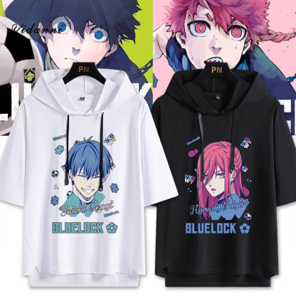 藍色監獄 連帽短袖T恤-ZUIHANG SHOP