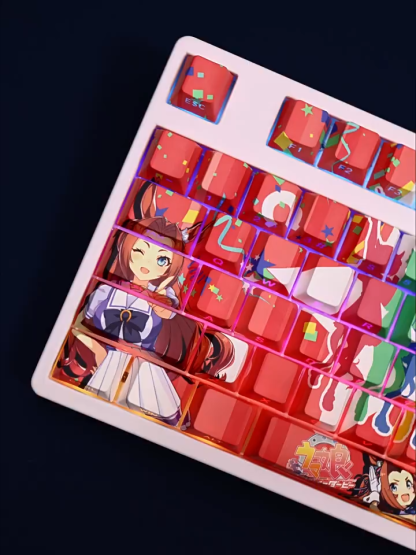川上公主賽馬娘Pretty Derby透光RGB108鍵標準配列衛星軸鍵帽