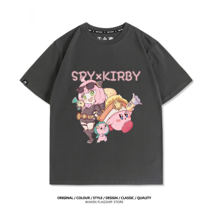 星之卡比X安妮亞 印花短袖T恤-ZUIHANG SHOP