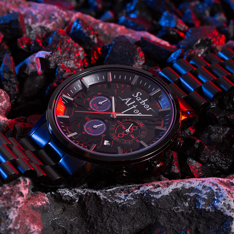 Fate 侵蝕黑鎧六針石英錶-ZUIHANG SHOP