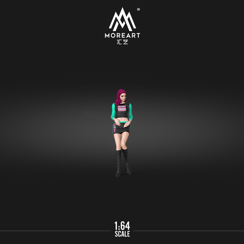 Cool Car 1:64 斯巴魯本田思域爆改 初音仿真合金汽車模型-ZUIHANG SHOP