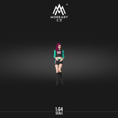 Cool Car 1:64 斯巴魯本田思域爆改 初音仿真合金汽車模型-ZUIHANG SHOP