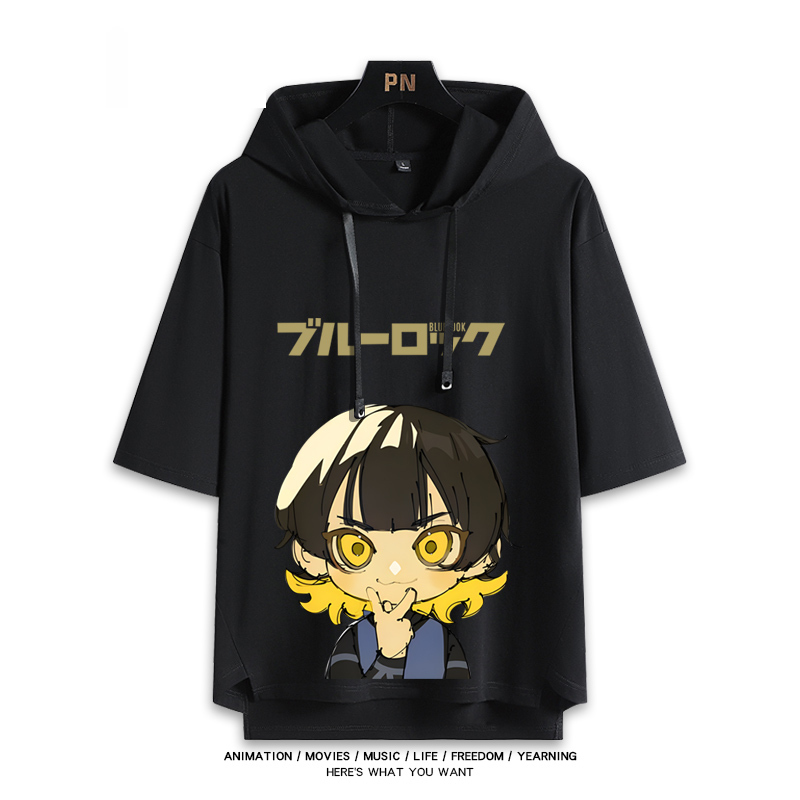 藍色監獄 連帽短袖T恤-ZUIHANG SHOP