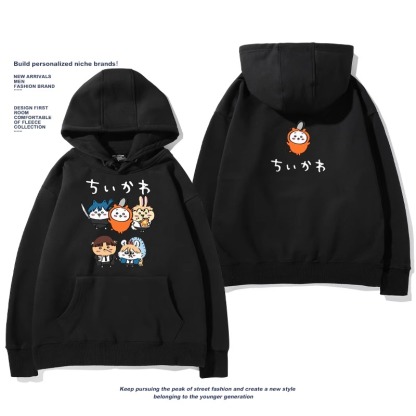Chiikawa新款 親子情侶男女款連帽衛衣-ZUIHANG SHOP