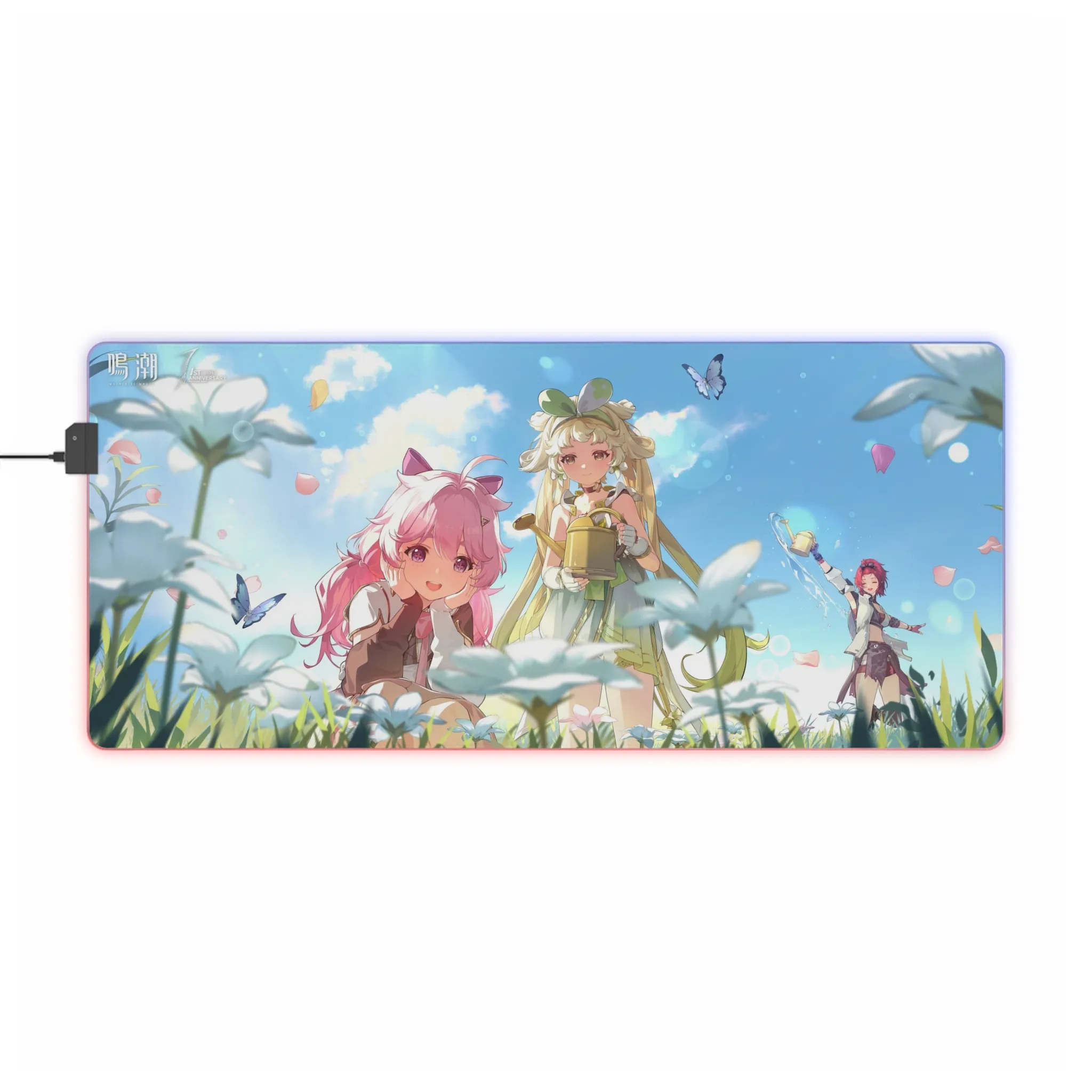 鳴潮 海歌重奏 主題桌墊 LED遊戲滑鼠墊-ZUIHANG SHOP