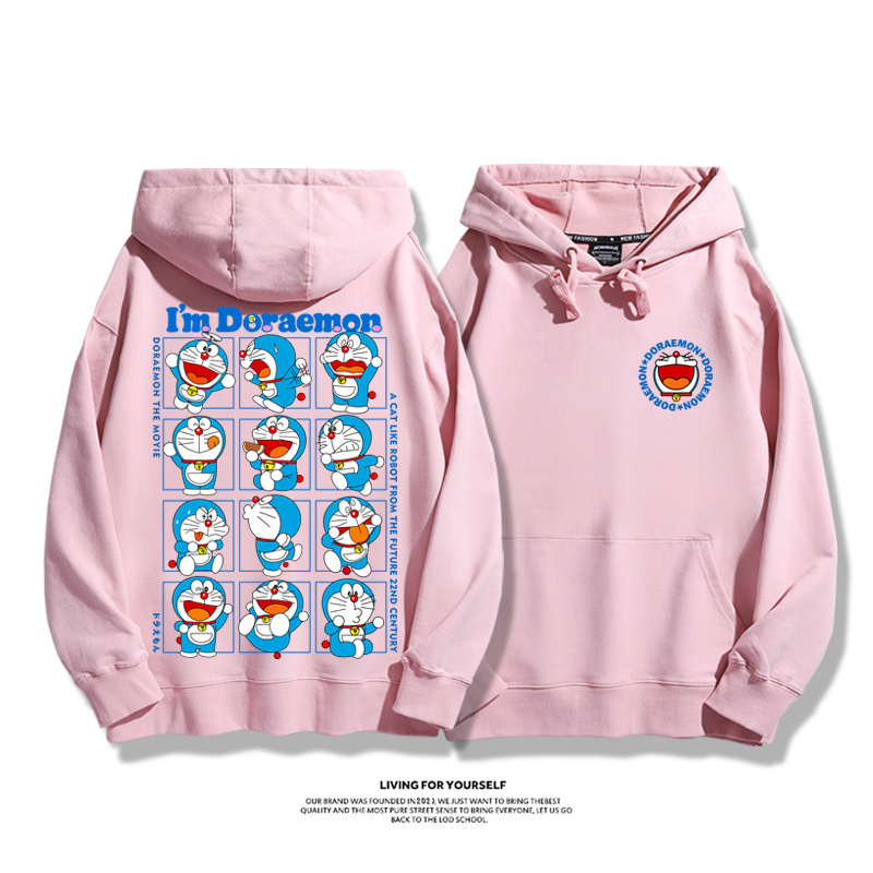 叮噹貓新款 親子情侶男女款連帽衛衣-ZUIHANG SHOP