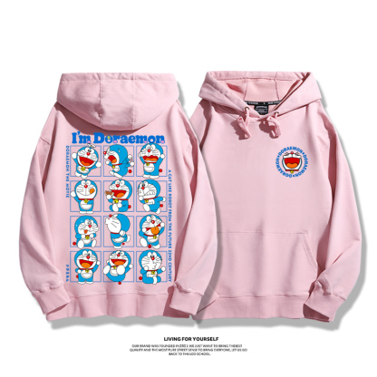 叮噹貓新款 親子情侶男女款連帽衛衣-ZUIHANG SHOP