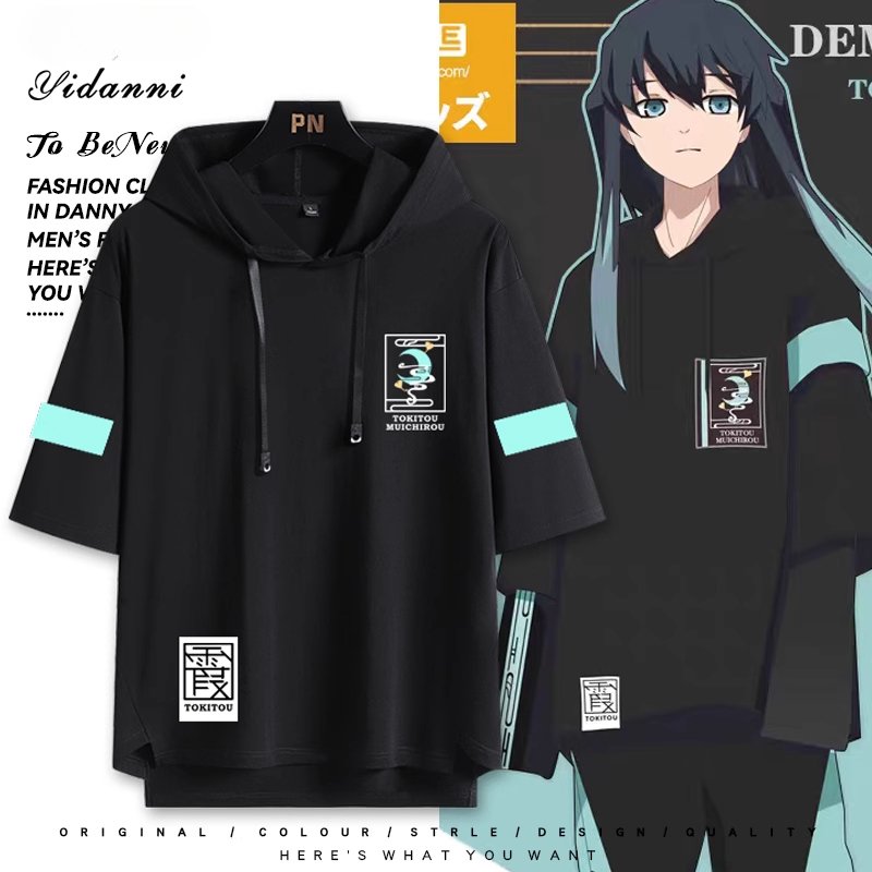 鬼滅之刃  連帽短袖T恤-ZUIHANG SHOP