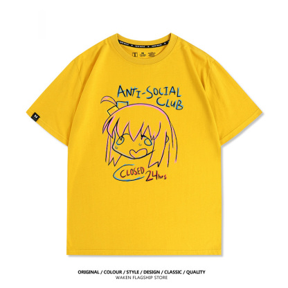 孤獨搖滾 後藤一里 印花短袖T恤-ZUIHANG SHOP