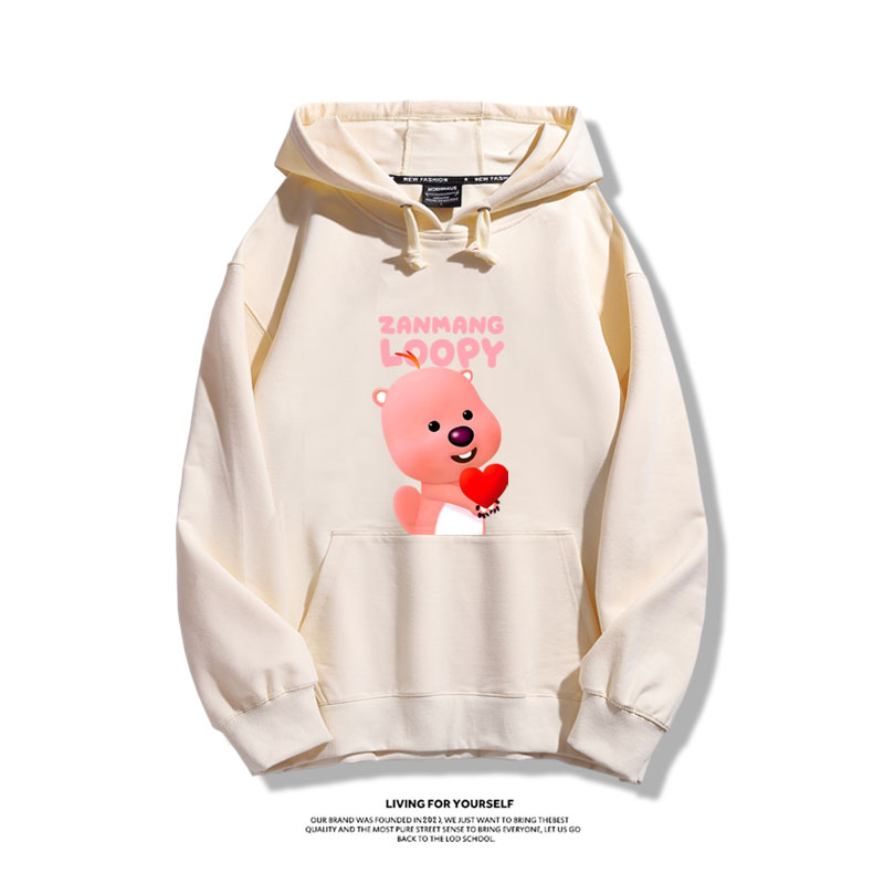 小海狸露比loopy新款 親子情侶男女款連帽衛衣-ZUIHANG SHOP