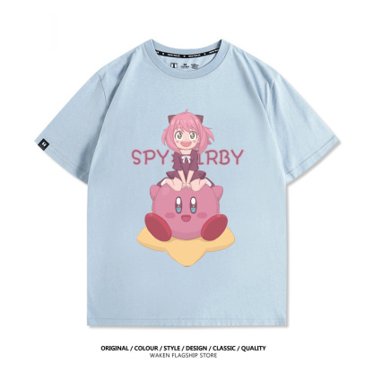 星之卡比X安妮亞 印花短袖T恤-ZUIHANG SHOP