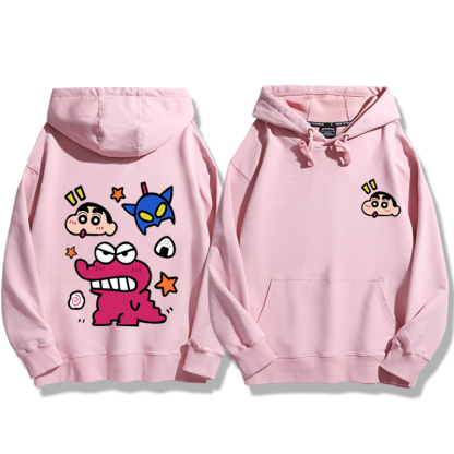 蠟筆小新新款 親子情侶男女款連帽衛衣-ZUIHANG SHOP