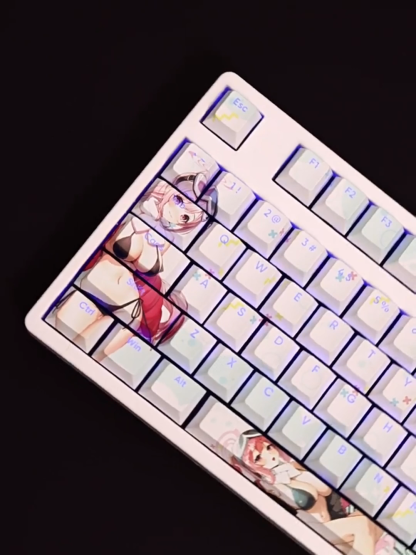 艾米透光RGB108鍵標準配列衛星軸鍵帽