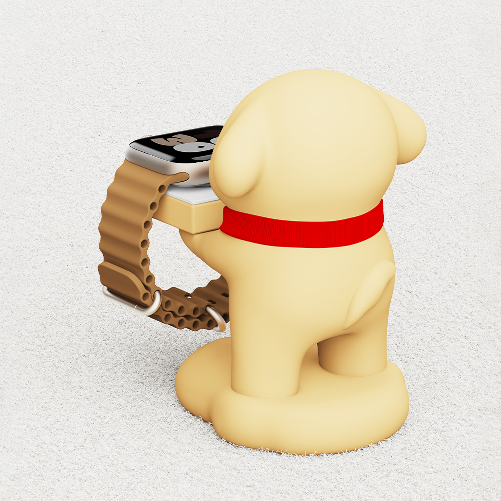 線條小狗 手錶充電器支架底座-ZUIHANG SHOP