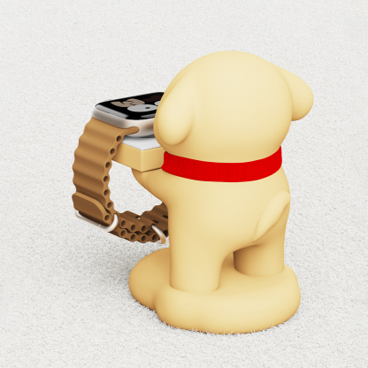 線條小狗 手錶充電器支架底座-ZUIHANG SHOP