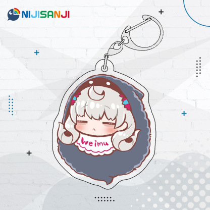 Luxiem彩虹社全員同人週邊 NIJISANJI EN 雙面夾層鑰匙扣掛件吧唧