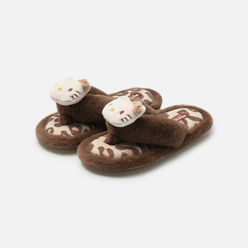 三麗鷗 家居室內棉拖鞋 2025新款保暖毛拖鞋