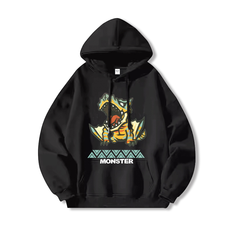 Monster Hunter Rise魔物獵人新款 親子情侶男女款連帽衛衣-ZUIHANG SHOP