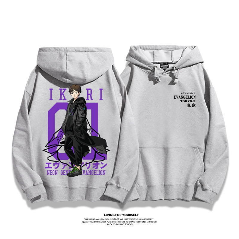 新世紀福音戰士新款 親子情侶男女款連帽衛衣-ZUIHANG SHOP