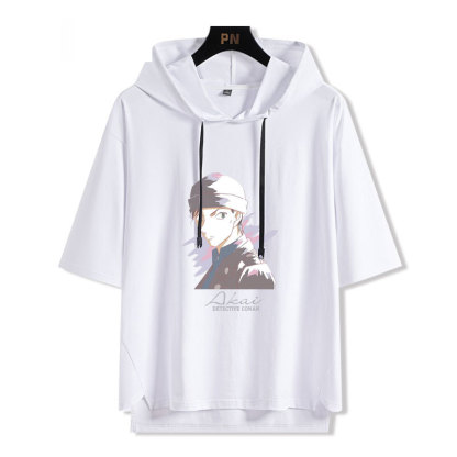 名偵探柯南 連帽短袖T恤-ZUIHANG SHOP