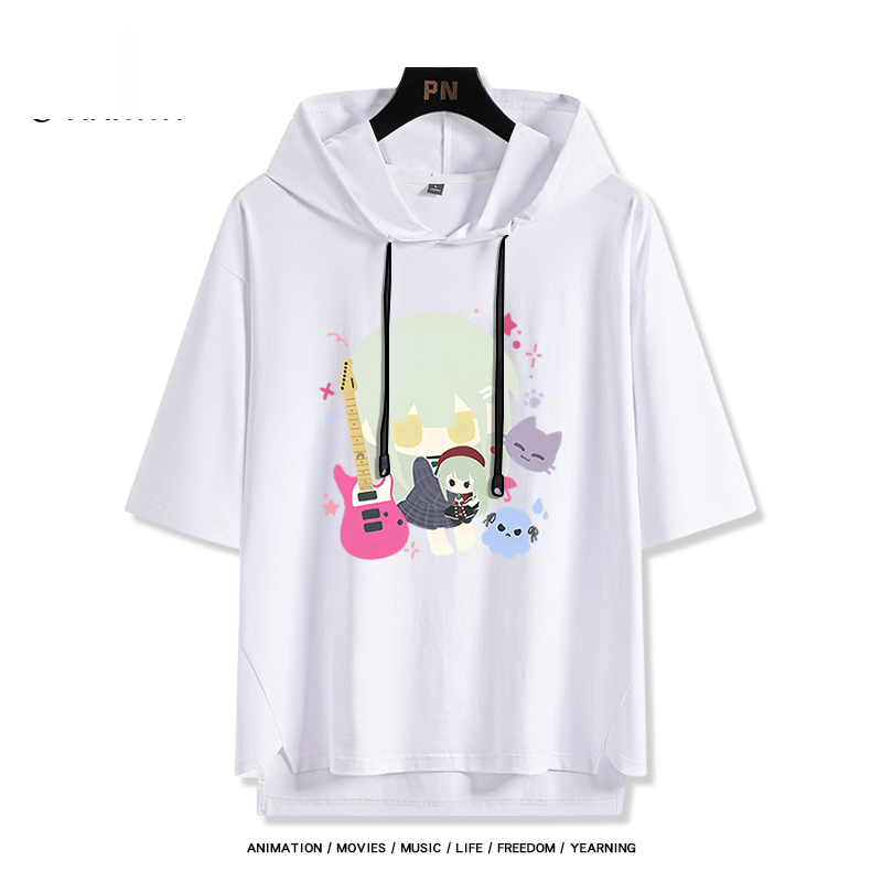 BanG Dream! Ave Mujica 若葉睦 連帽短袖T恤