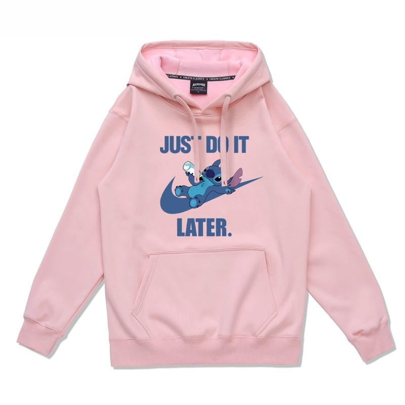 史迪仔卡通 聯名衛衣2025秋冬新款 親子情侶裝連帽衛衣