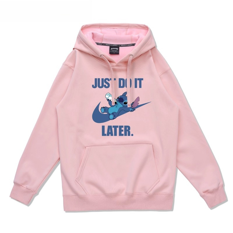 史迪仔卡通 聯名衛衣2025秋冬新款 親子情侶裝連帽衛衣