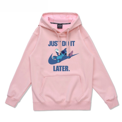 史迪仔卡通 聯名衛衣2025秋冬新款 親子情侶裝連帽衛衣