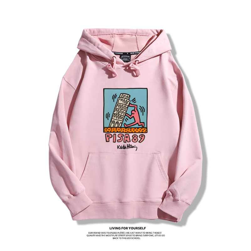 keith haring新款 親子情侶男女款連帽衛衣-ZUIHANG SHOP