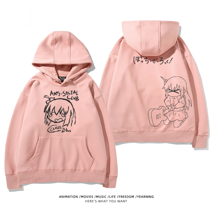 孤獨搖滾新款 親子情侶男女款連帽衛衣-ZUIHANG SHOP