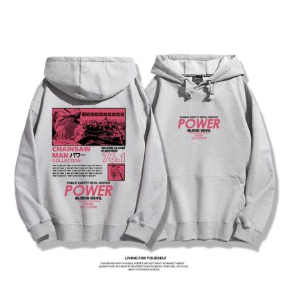 鏈鋸人 2025秋冬新款 親子情侶男女連帽衛衣-ZUIHANG SHOP