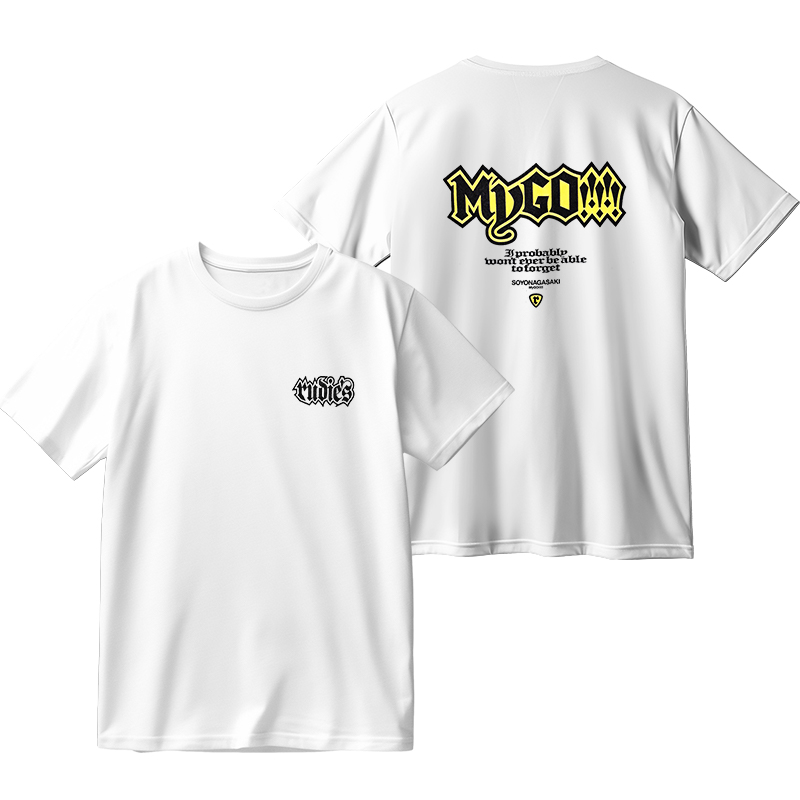 BanG Dream MyGO!!! 周邊印花短袖T恤-ZUIHANG SHOP