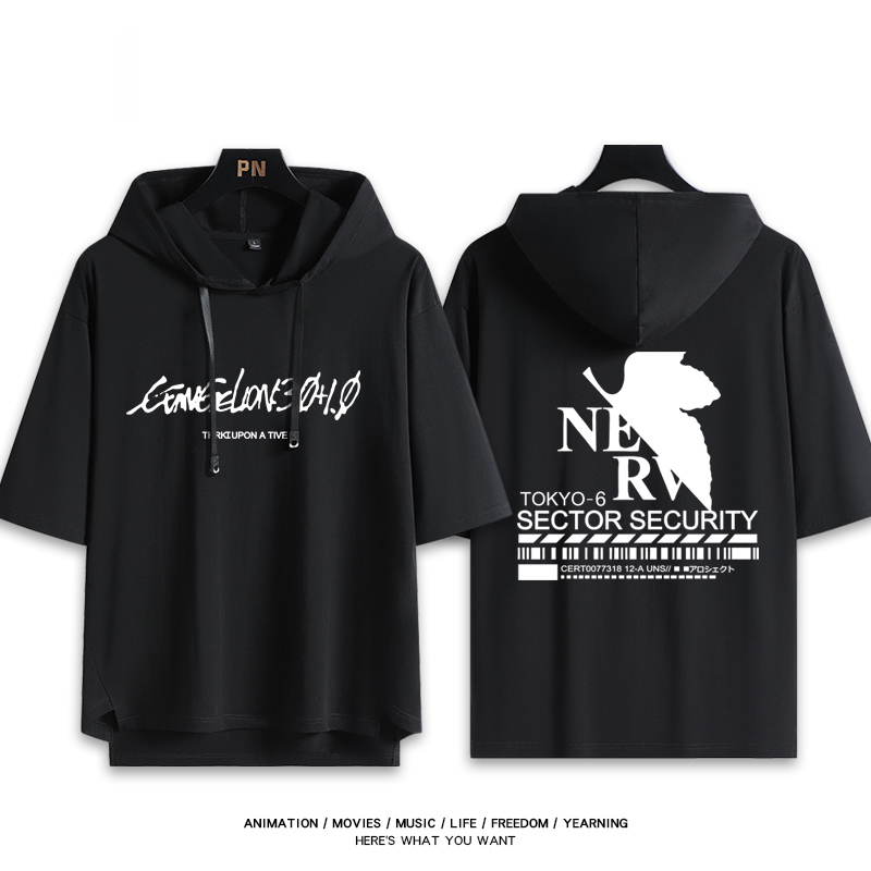 EVA福音戰士 連帽短袖T恤-ZUIHANG SHOP