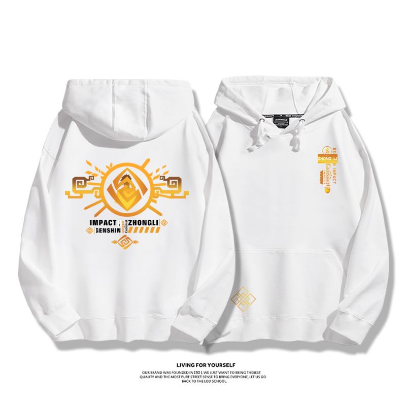 原神鐘離新款 親子情侶男女款連帽衛衣-ZUIHANG SHOP