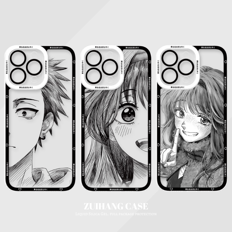 薰香花朵凜然綻放天使眼透明防摔軟殼-ZUIHANG SHOP