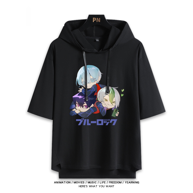 藍色監獄 連帽短袖T恤-ZUIHANG SHOP