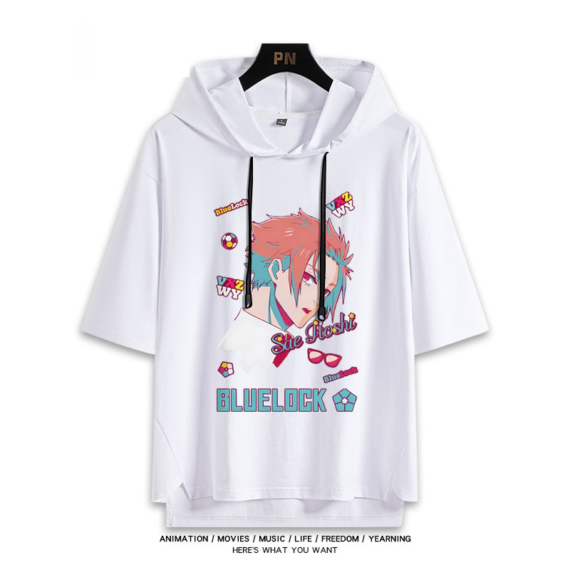 藍色監獄 連帽短袖T恤-ZUIHANG SHOP