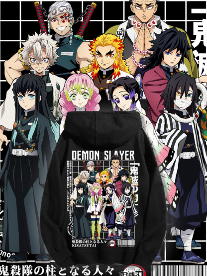 鬼滅之刃新款 親子情侶男女款連帽衛衣-ZUIHANG SHOP