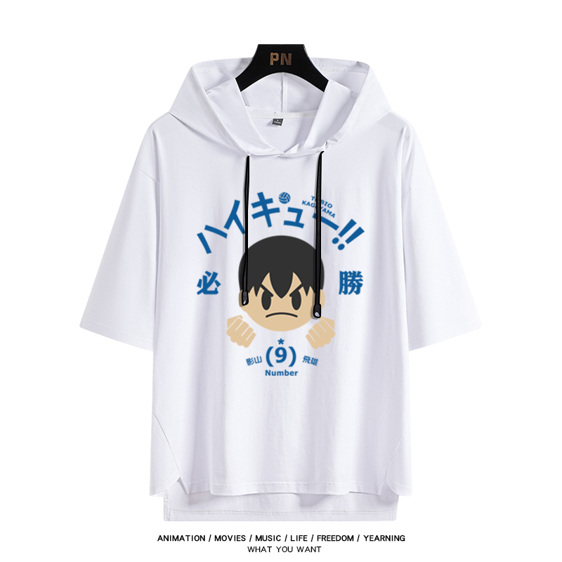 排球少年 連帽短袖T恤-ZUIHANG SHOP