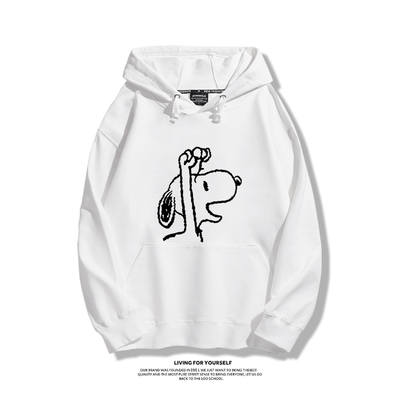 史努比 秋冬新款 親子情侶男女連帽衛衣