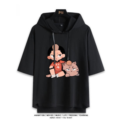 排球少年 連帽短袖T恤