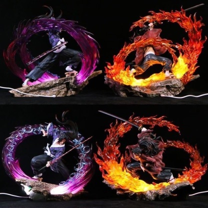 CHENG JacksDv 鬼滅之刃 繼國緣一VS黑死牟(雙頭雕)